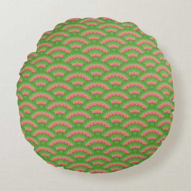 Arches de la nature Coussin ronde (Devant)