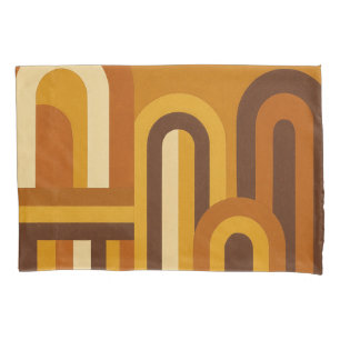 Arches Mid Century Modern Geometric Design Pillowcase