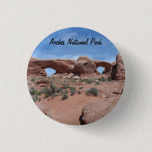 Arches National Park 1 Inch Round Button