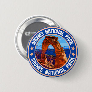 Arches National Park 2 Inch Round Button