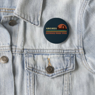 Arches national park 2 inch round button
