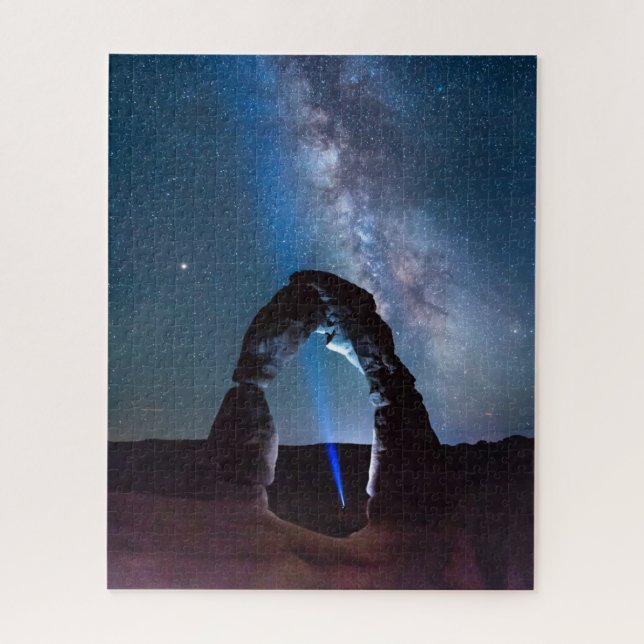 Arches National Park at night MOAB Jigsaw Puzzle (Vertical)