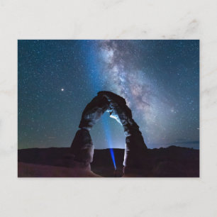 Arches National Park at night MOAB Postcard