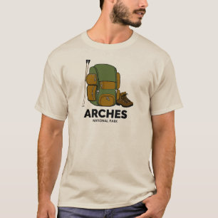 Arches National Park Backpack T-Shirt
