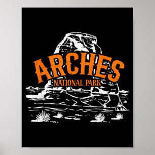 Arches national park delicate arch utah rugged poster