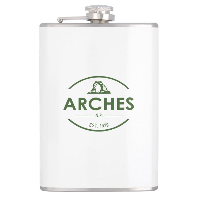 Arches National Park Hip Flask (Front)