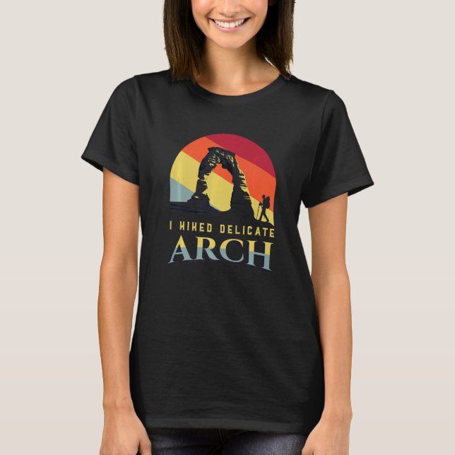 Arches National Park in Utah with the Delicate arc T-Shirt (Front)