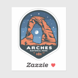 Arches National Park Large Vinyl Sticker