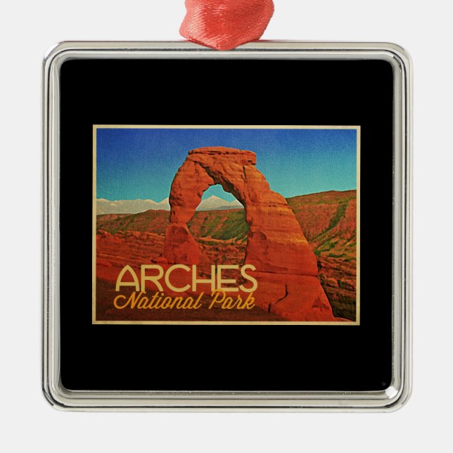 Arches National Park Metal Ornament (Front)