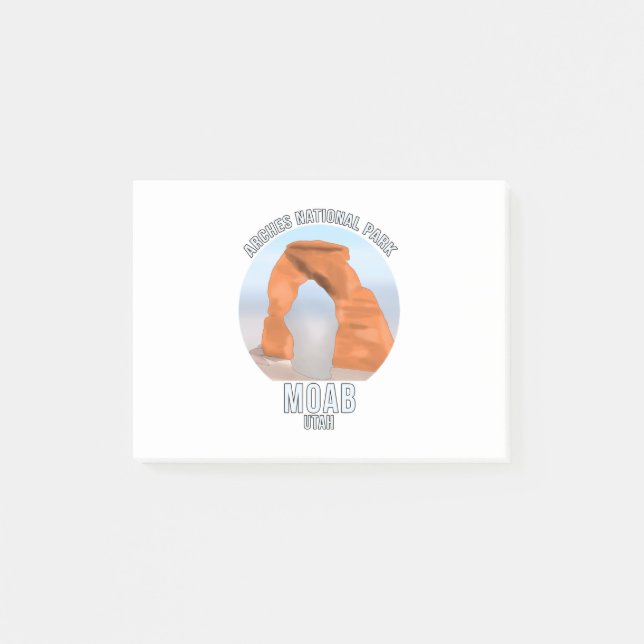 Arches National Park Moab Utah Post-it Notes (Front)