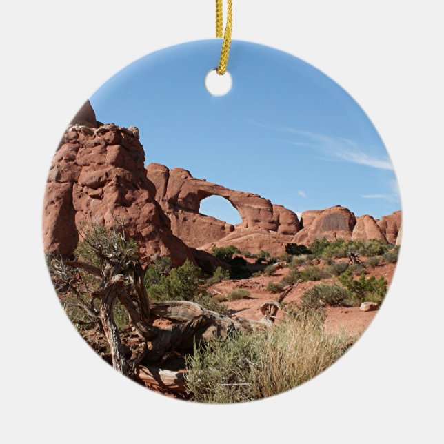 Arches National Park, near Moab, Utah, USA Ceramic Ornament (Front)
