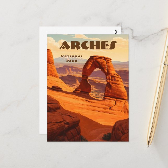 Arches National Park Postcard (Front/Back In Situ)