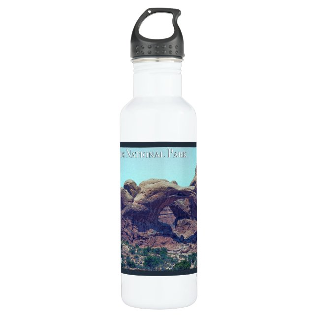 Arches National Park Poster 710 Ml Water Bottle (Front)