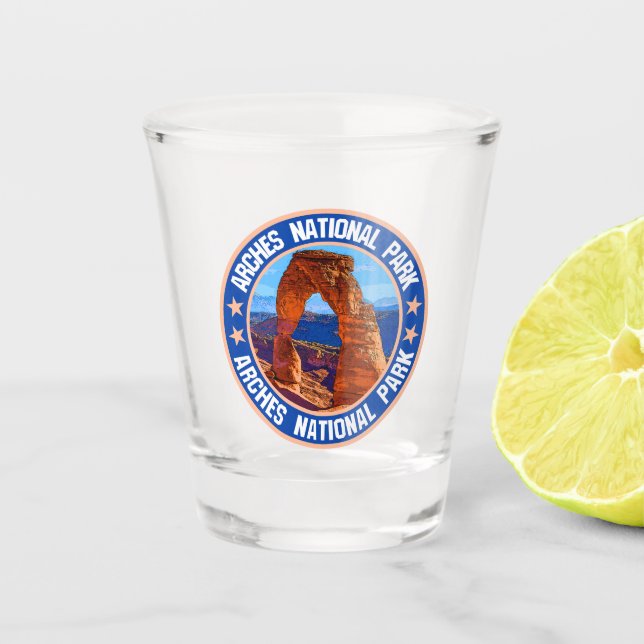 Arches National Park                               Shot Glass (Front)