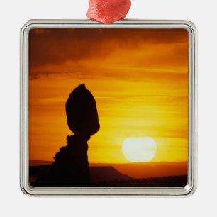 Arches National Park, UT Balance Rock at Metal Ornament