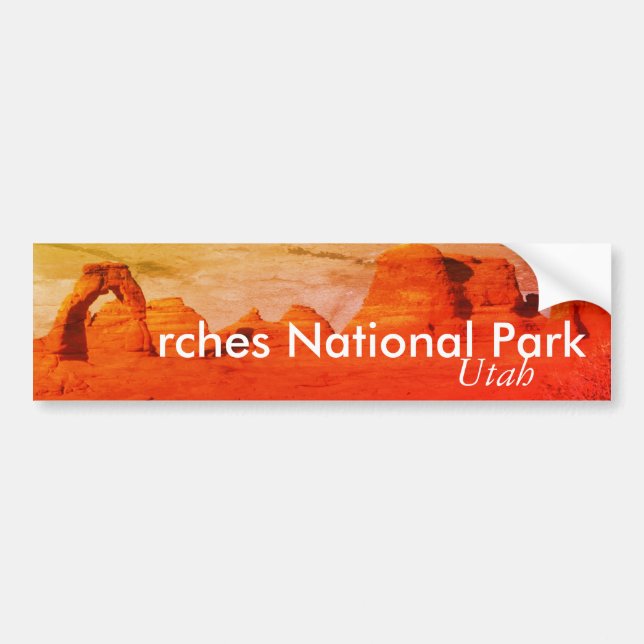 Arches National Park, Utah Bumper Sticker (Front)