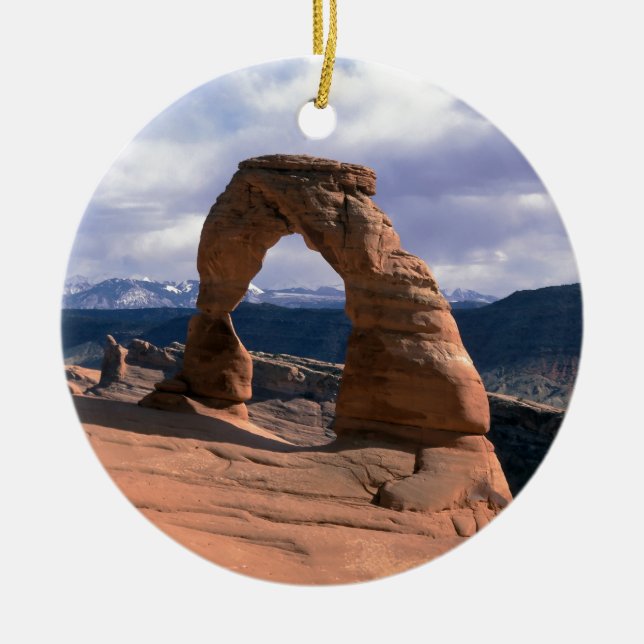 Arches National Park, Utah Ceramic Ornament (Front)