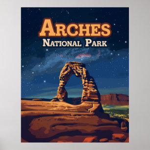 Arches National Park Utah Delicate Arch Moab Poster