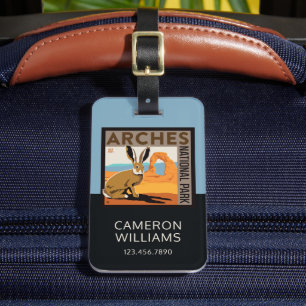 Arches National Park, Utah   Jackrabbit Luggage Tag