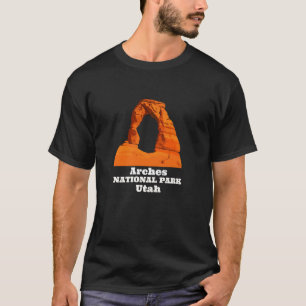 Arches National Park Utah Moab Rocks Souvenir Vint T-Shirt