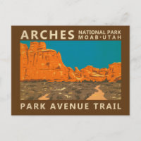 Arches National Park Utah Park Avenue Trail 2