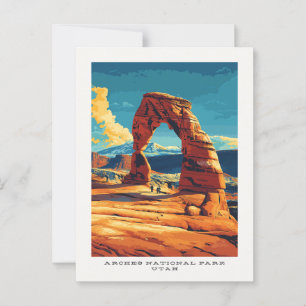 Arches National Park Utah Travel Carte postale