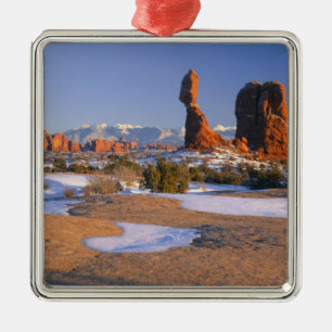 ARCHES NATIONAL PARK, UTAH. USA. Balanced Rock Metal Ornament