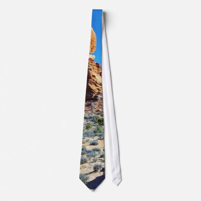Arches National Parks Balancing Stones Balanced Tie (Front)