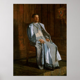 Archevêque Falconio - Thomas Eakins Poster des Bea