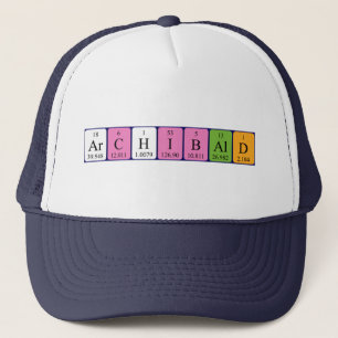 Archibald periodic table name hat