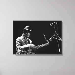 Archie Shepp 1 by P. Baud Banlieues Bleues 2010 C Canvas Print