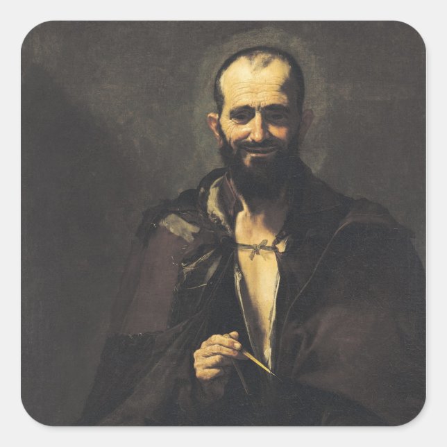 Archimedes  1630 square sticker (Front)