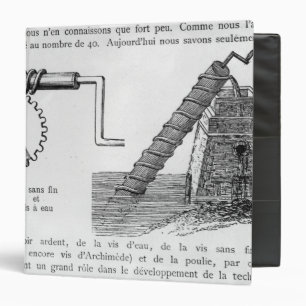 Archimedes screw binder
