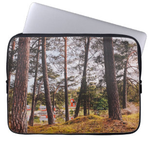 Archipelago summer evening  laptop sleeve