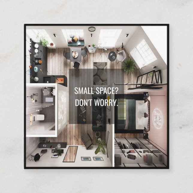 architect and interior designer business card (Front)