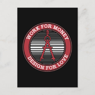 Architect Architects Work For Money Architecture Holiday Postcard