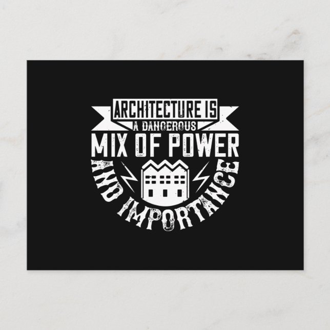 Architect - Architecture Is A Mix Postcard (Front)