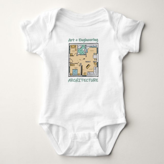 architect bebe baby bodysuit (Front)