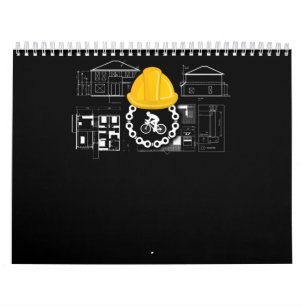 architect bicycling  cycling and architecture gift calendar
