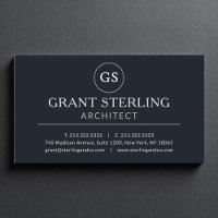 Architect Black Silver Luxury Professional Modern