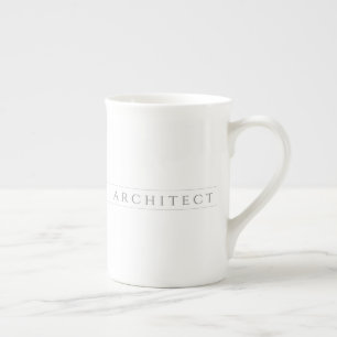 ARCHITECT Bone China Mug / Grey