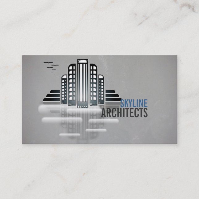 Architect, Builder, General Contractor Business Card (Front)