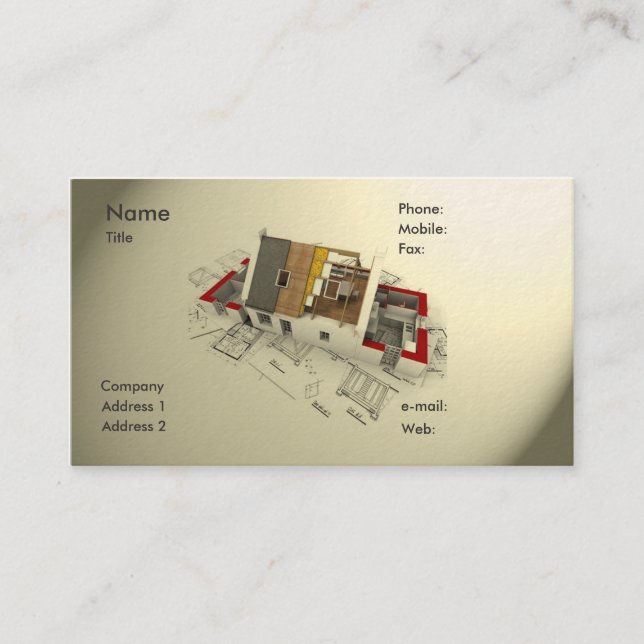 Architect Business Card (Front)