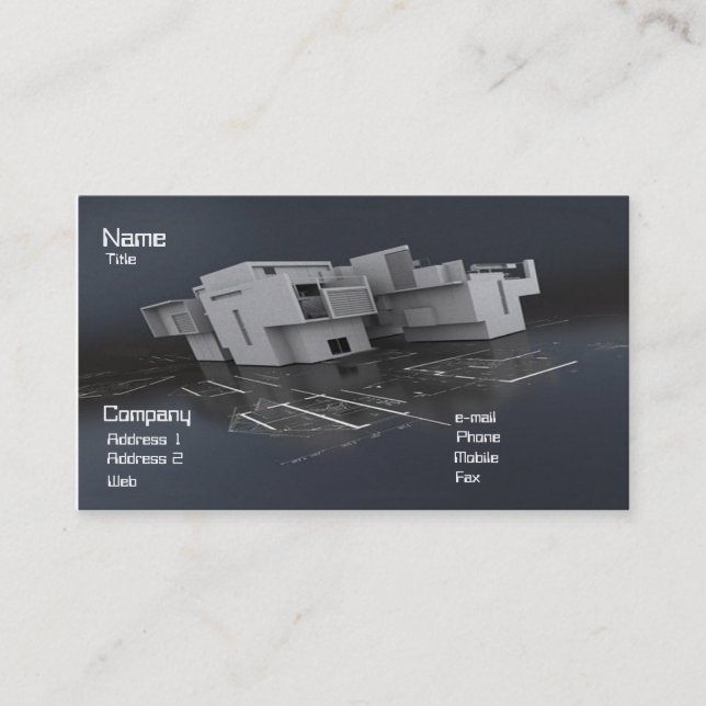 Architect Business Card (Front)