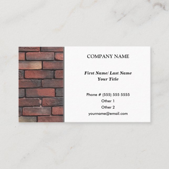Architect Business Card (Front)