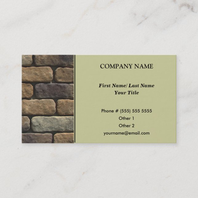 Architect Business Card (Front)