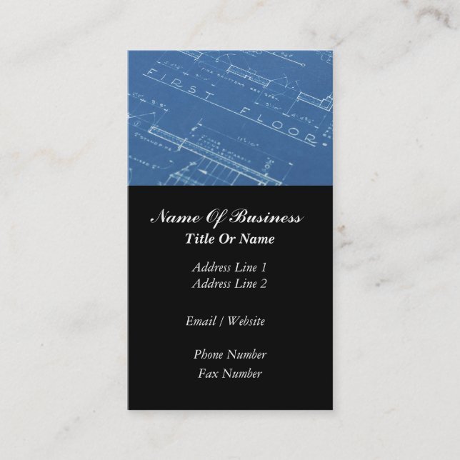 Architect Business Card (Front)