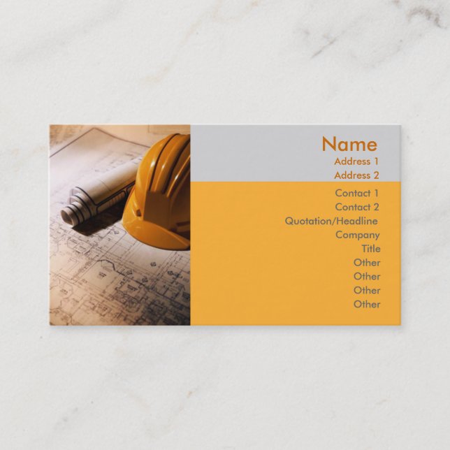 Architect Business Card (Front)