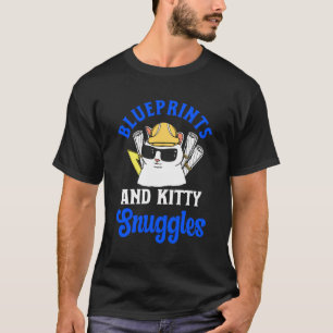 Architect Cat Lover Architecture Engineer Kawaii A T-Shirt