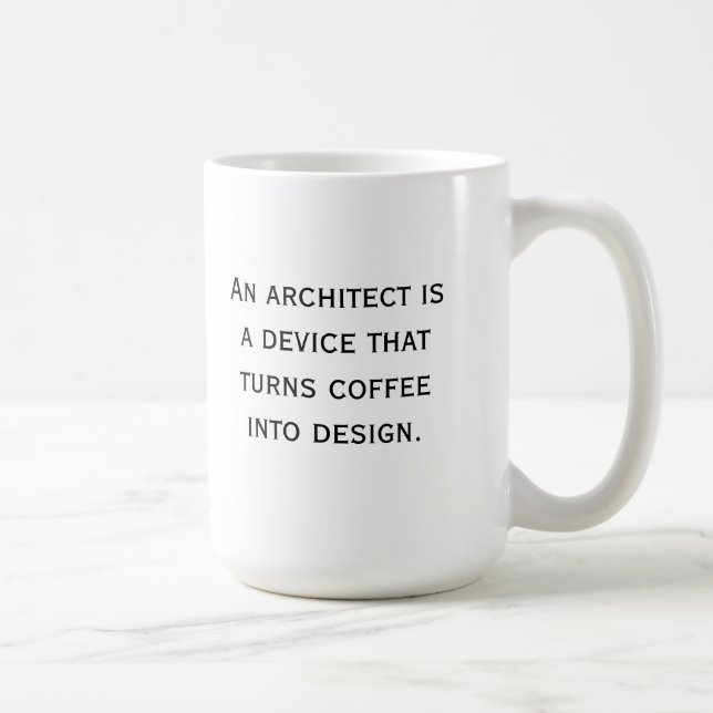 Architect Coffee Mug (Right)